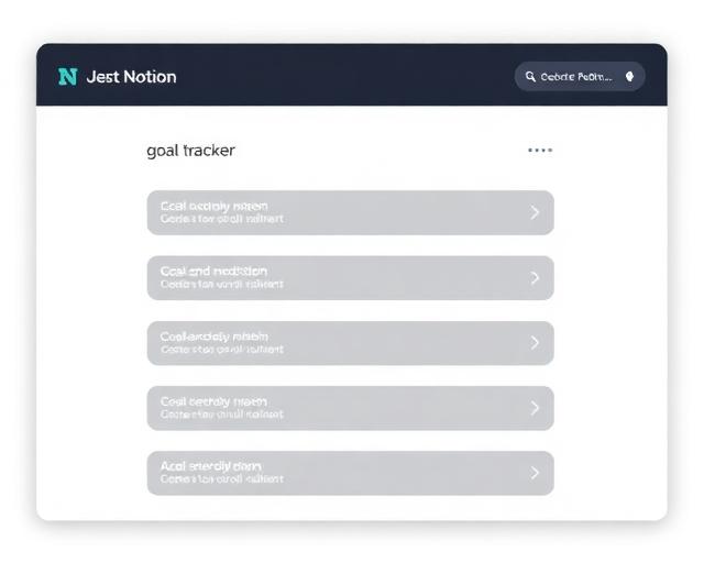 Notion template preview
